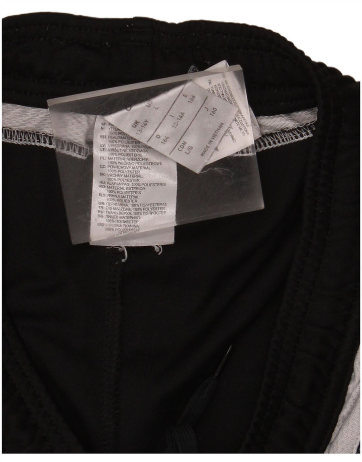 ADIDAS Boys Climacool Tracksuit Trousers 13-14 Years Black Polyester