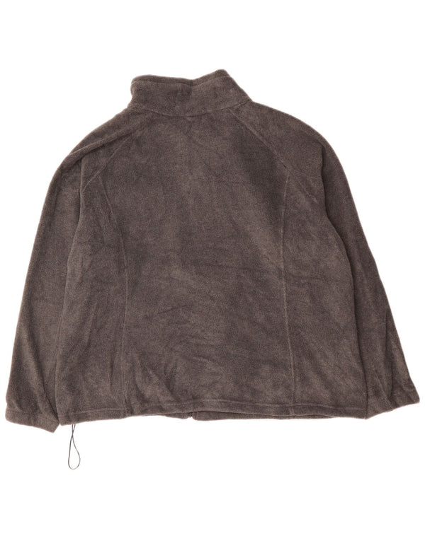 Columbia Mens Fleece Jacket UK 46 3XL Black Polyester