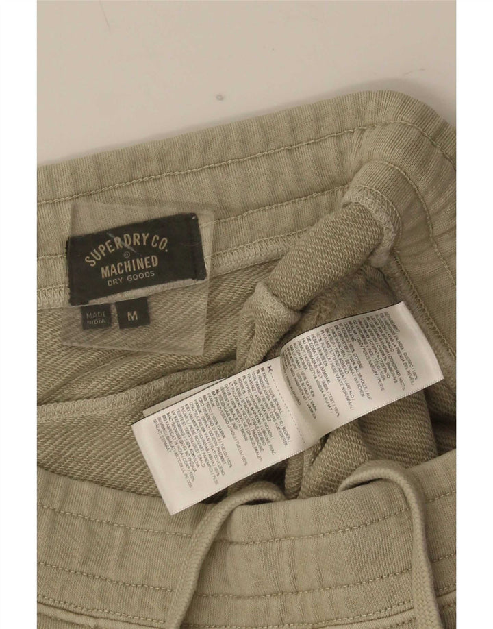Superdry Mens Cargo Sport Shorts Medium Khaki Cotton