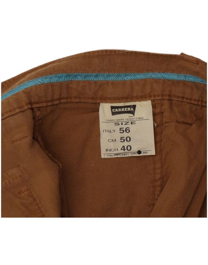 Carrera Mens Cargo Shorts IT 56 3XL W40  Beige Cotton
