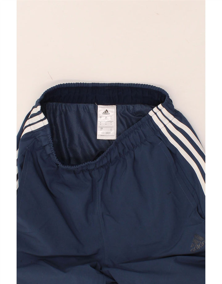 ADIDAS Mens Tracksuit Trousers Joggers Small  Navy Blue Polyester Vintage Adidas and Second-Hand Adidas from Messina Hembry 