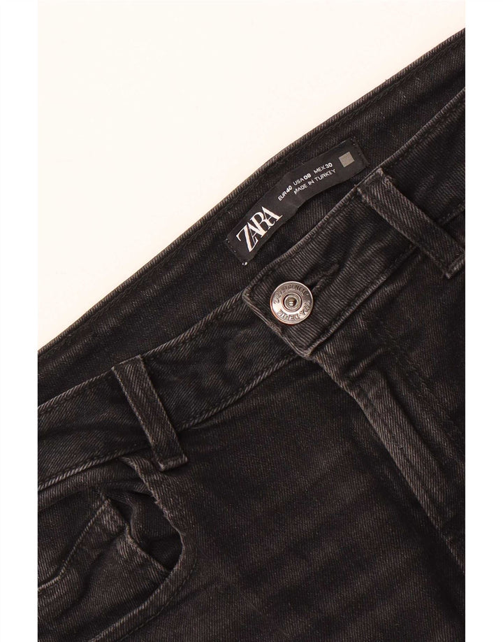 Zara Womens Slim Jeans EU 40 Medium W30 L27 Black