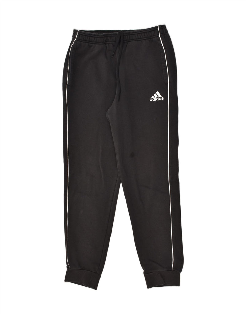 ADIDAS Mens Tracksuit Trousers Joggers Medium Black Cotton | Vintage Adidas | Thrift | Second-Hand Adidas | Used Clothing | Messina Hembry 