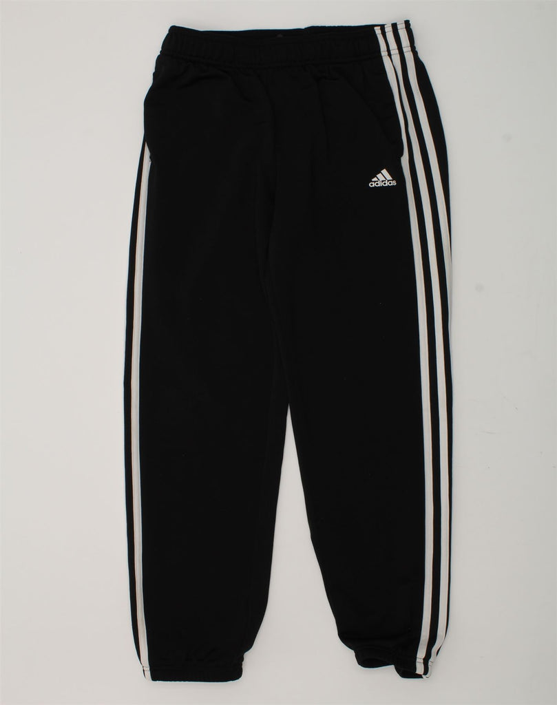 ADIDAS Girls Tracksuit Trousers Joggers 11-12 Years Black Polyester | Vintage Adidas | Thrift | Second-Hand Adidas | Used Clothing | Messina Hembry 