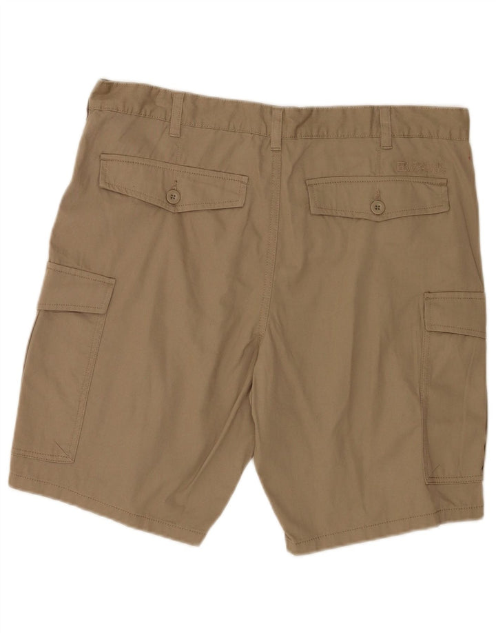 Mountain Warehouse Mens Cargo Shorts W36 Large Beige Cotton