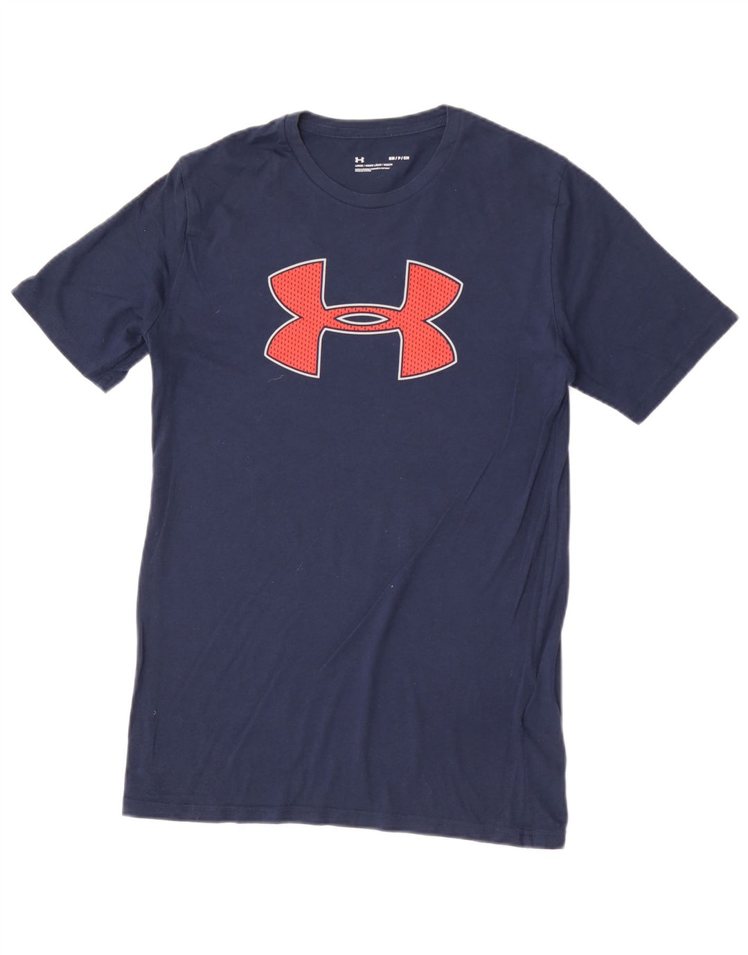 Under Armour Mens Graphic T-Shirt Top Small Navy Blue Cotton