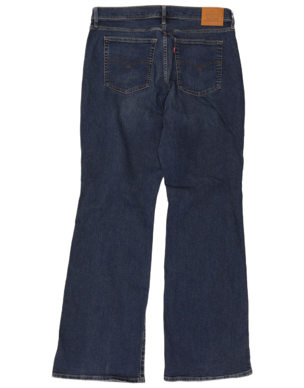 Levi's Womens 726 Flared Jeans US 14 XL W36 L33 Blue Cotton