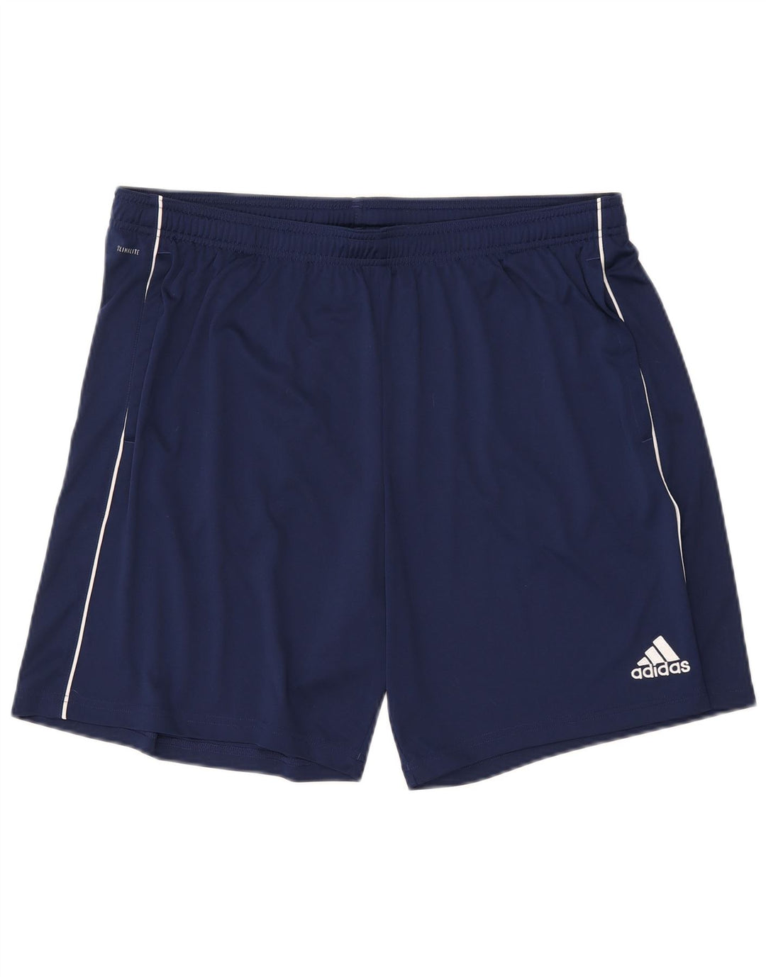ADIDAS Mens Climalite Sport Shorts 2XL Navy Blue Polyester