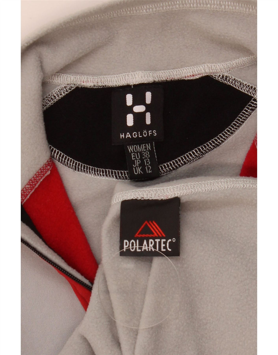 Haglöfs Womens Polartec Pullover Tracksuit Top UK 12 Medium Grey