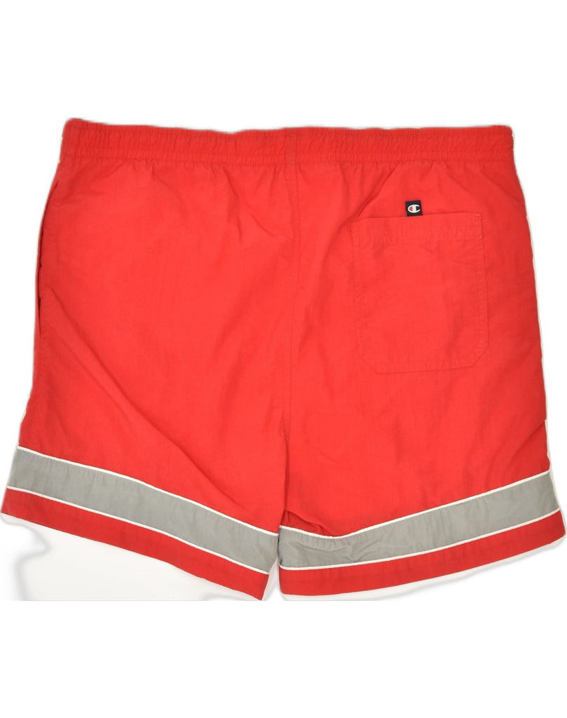 CHAMPION Mens Sport Shorts Large Red | Vintage | Thrift | Second-Hand | Used Clothing | Messina Hembry 