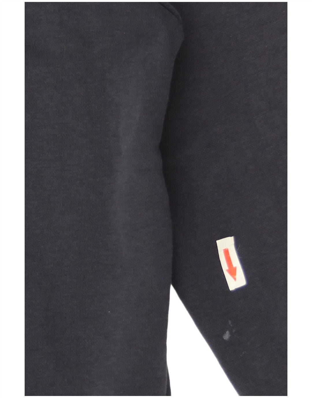 Ellesse Mens Zip Hoodie Sweater Medium Navy Blue Striped Cotton