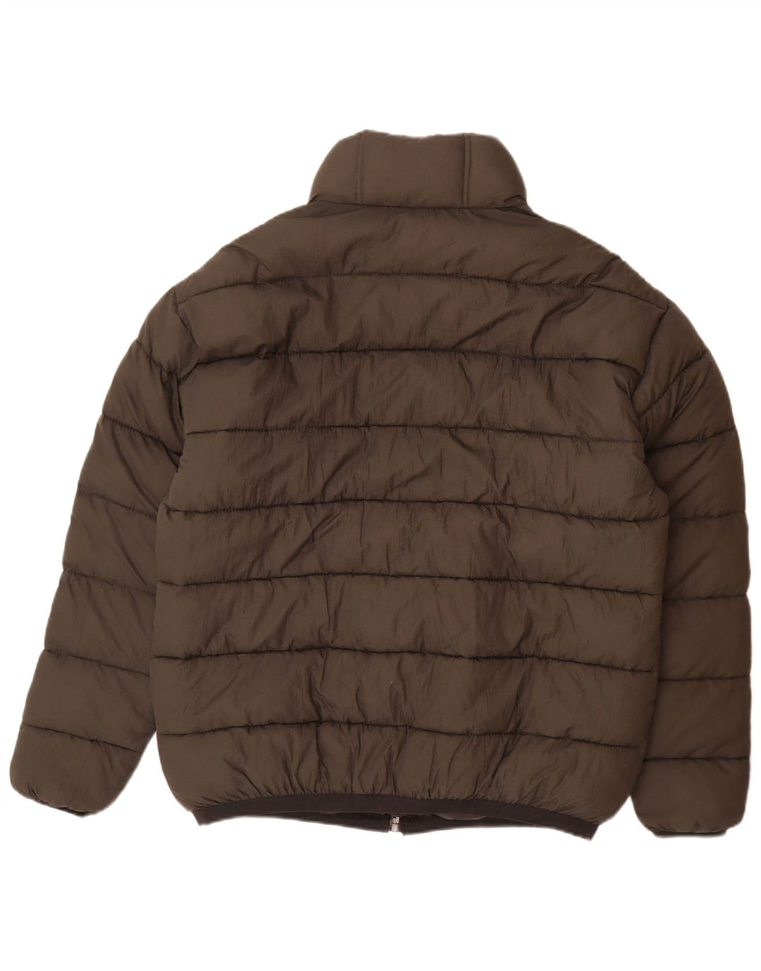 PIAZZA ITALIA Mens Padded Jacket UK 42 XL Grey Nylon