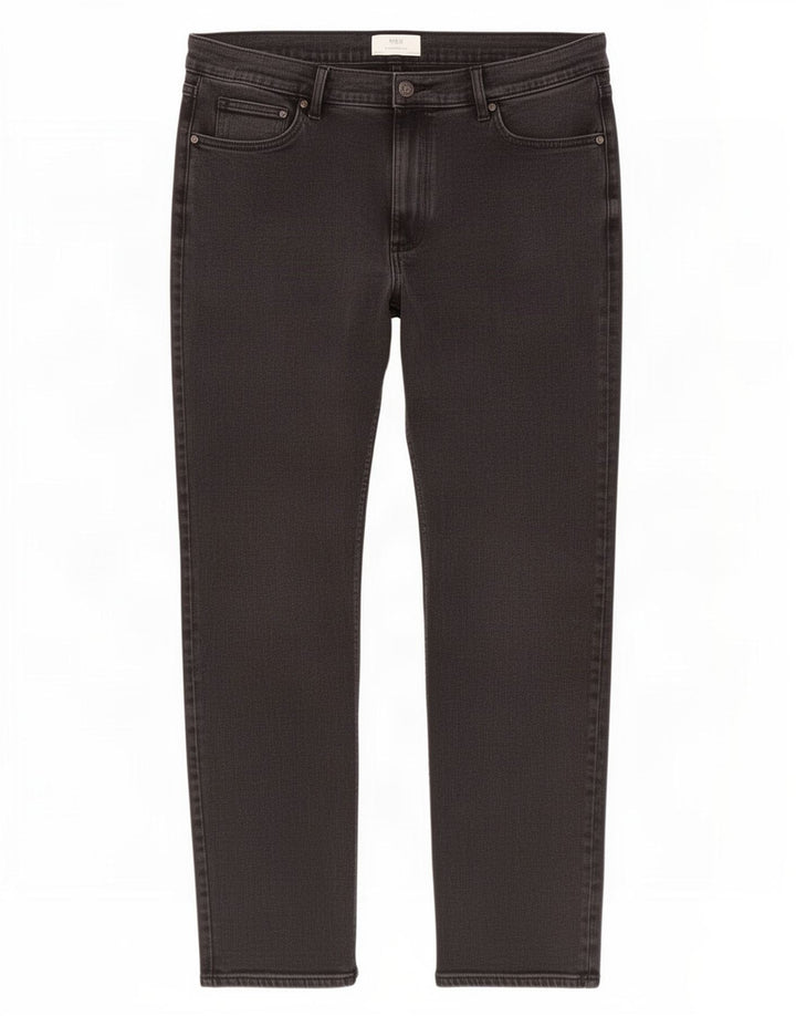 Marks & Spencer Mens Straight Jeans W42 L33 Black Cotton