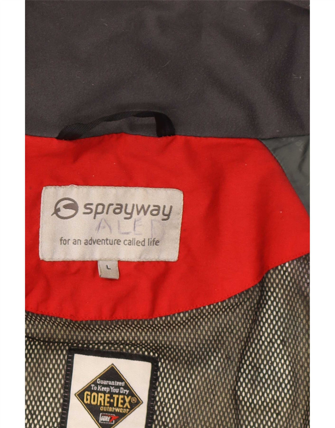 Sprayway Mens Gore-Tex Rain Jacket UK 40 Large Green Colourblock Polyamide