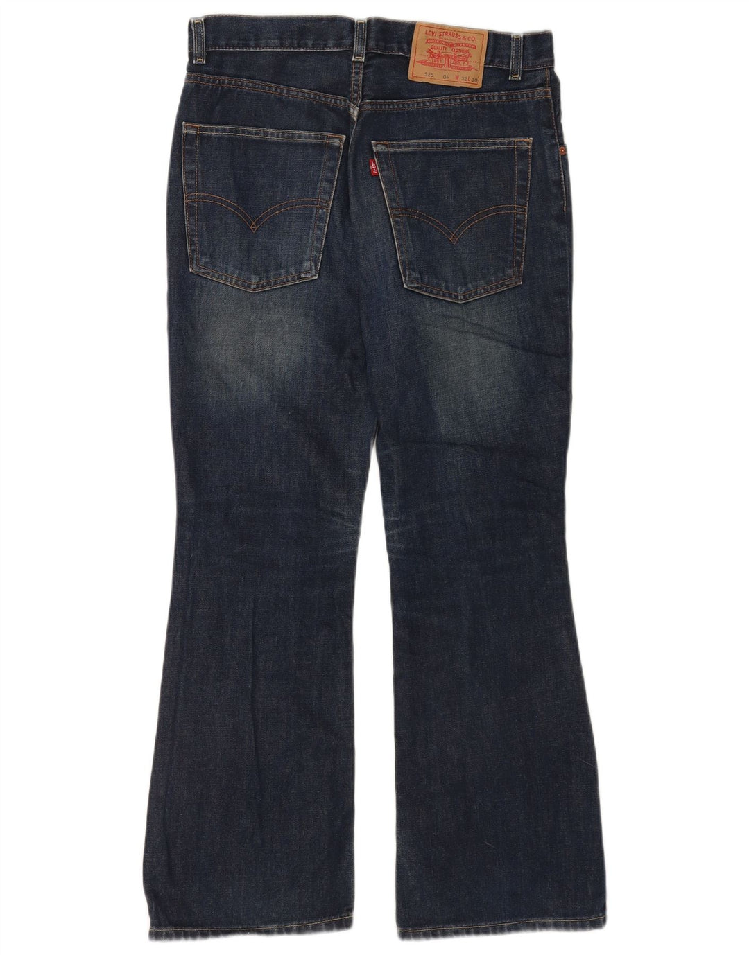 Levi's Mens 525 Bootcut Jeans W32 L30 Blue Cotton