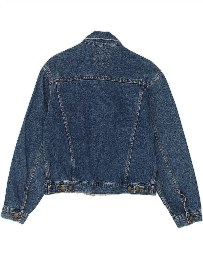 VINTAGE Womens Denim Jacket UK 16 Large Blue Cotton | Vintage Vintage | Thrift | Second-Hand Vintage | Used Clothing | Messina Hembry 