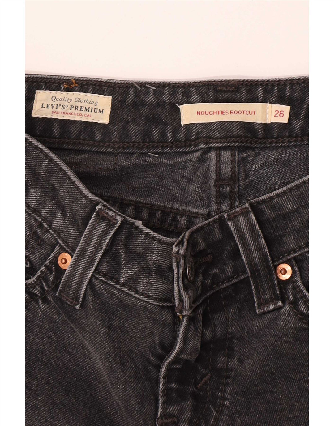 Levi's Womens Bootcut Jeans W26 L29 Grey