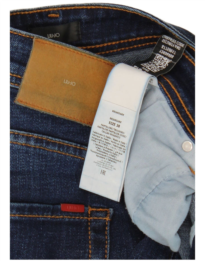 LIU JO Mens Regular Fit Straight Jeans W38 L32 Blue Cotton