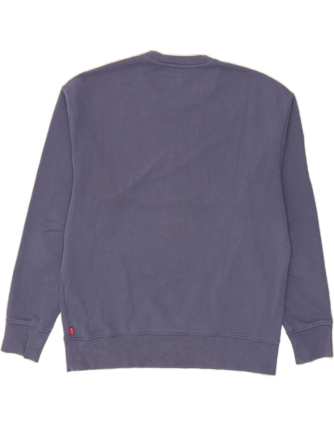 LEVI'S Mens Relaxed Graphic Sweatshirt Jumper Medium Blue Cotton Vintage Levi's and Second-Hand Levi's from Messina Hembry 