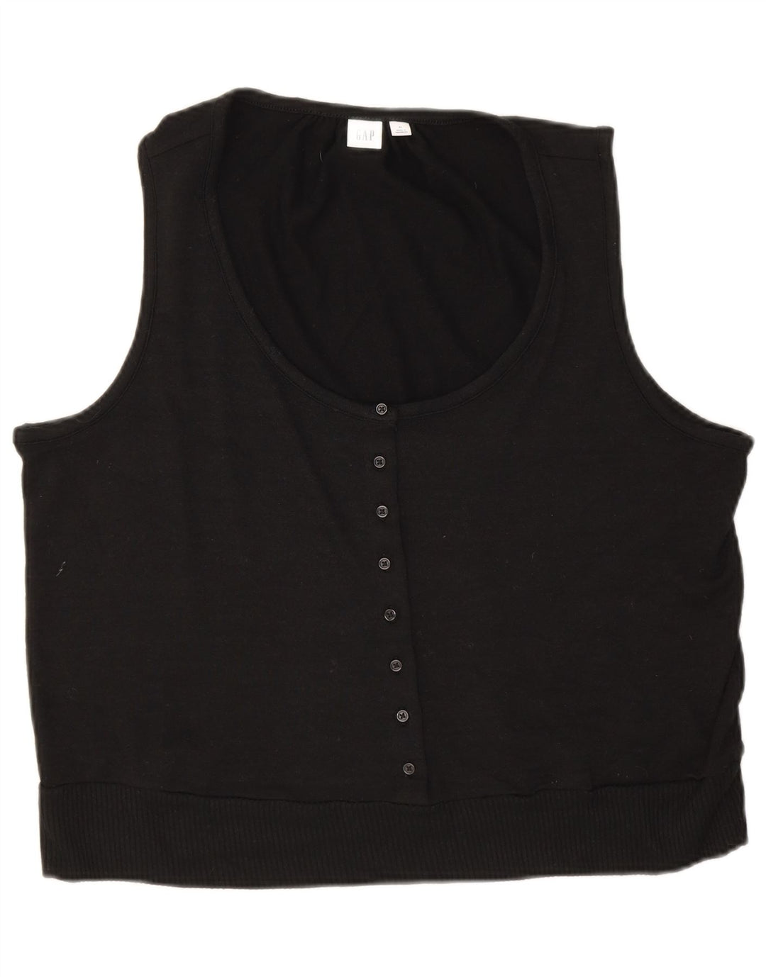 Gap Womens Sleeveless Blouse Top UK 18 XL Black Polyester