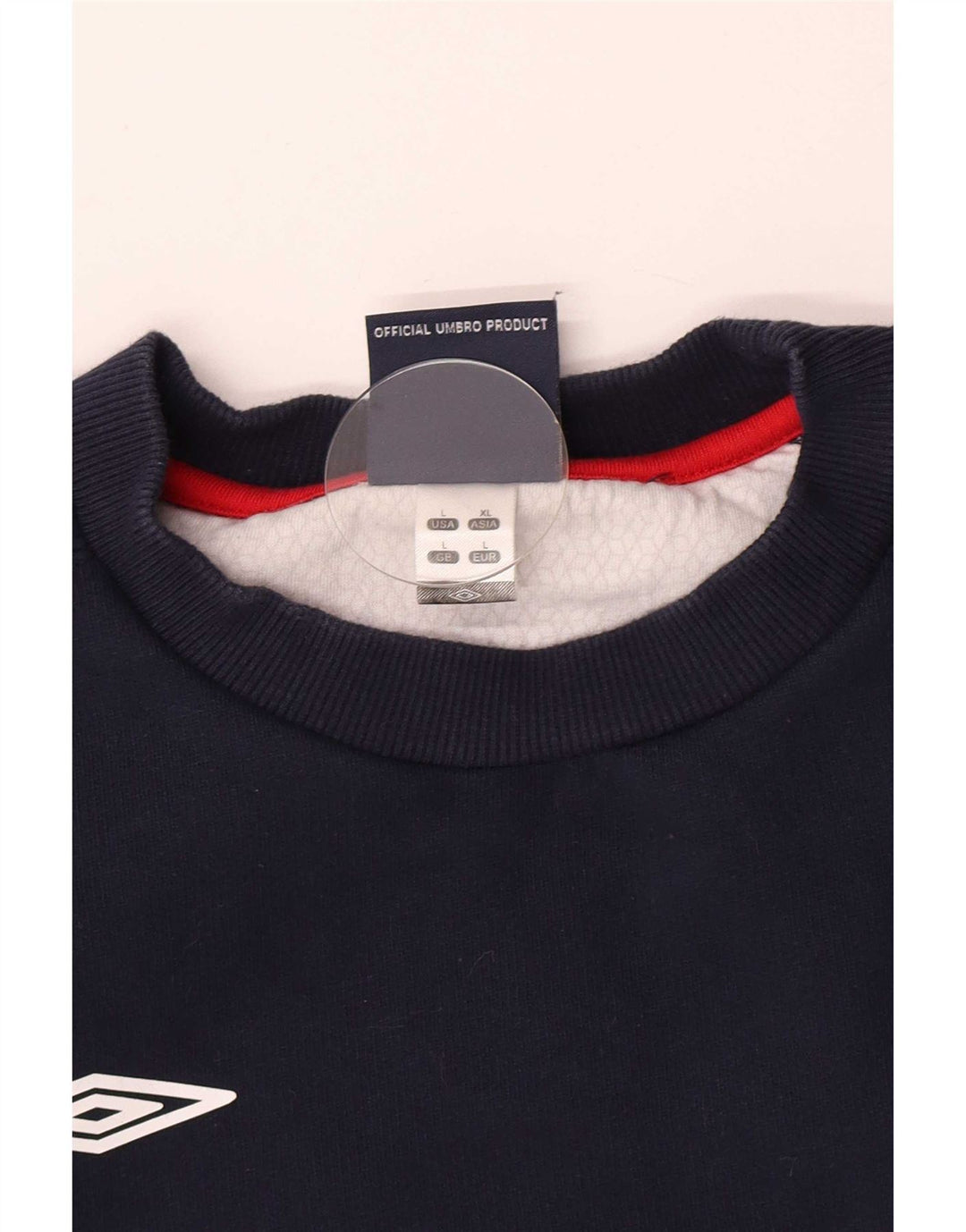 Umbro Mens Sweatshirt Jumper Large Navy Blue