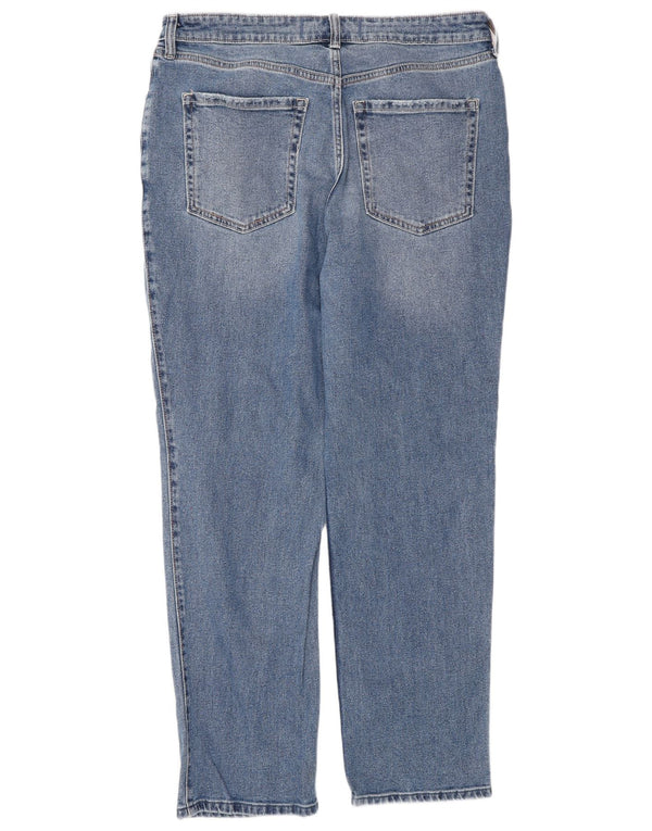 Hollister Womens High Rise Straight Jeans US 14 Large W32 L30 Blue