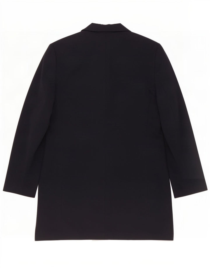 Marks & Spencer Womens St. Michael Overcoat UK 14 Medium Navy Blue