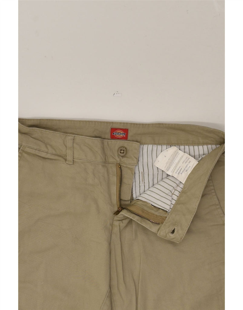 DICKIES Womens Slim Chino Trousers US 7 Medium W28 L30 Beige Cotton | Vintage Dickies | Thrift | Second-Hand Dickies | Used Clothing | Messina Hembry 