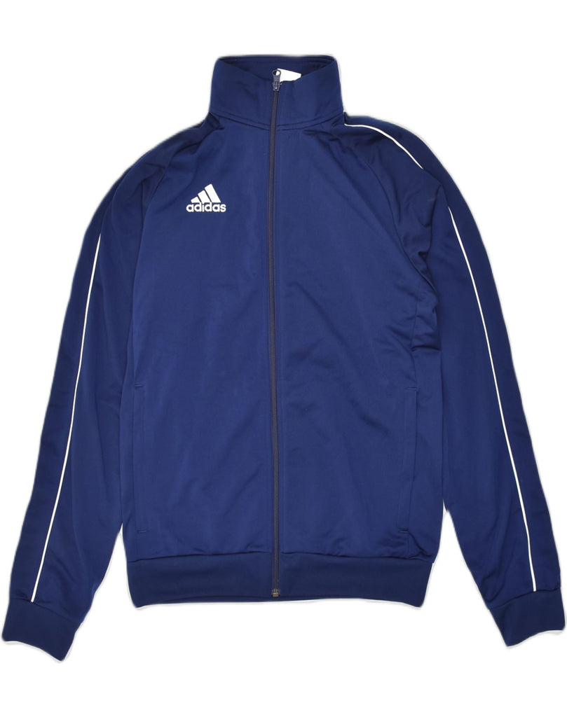 ADIDAS Mens Tracksuit Top Jacket Small Navy Blue Polyester | Vintage Adidas | Thrift | Second-Hand Adidas | Used Clothing | Messina Hembry 