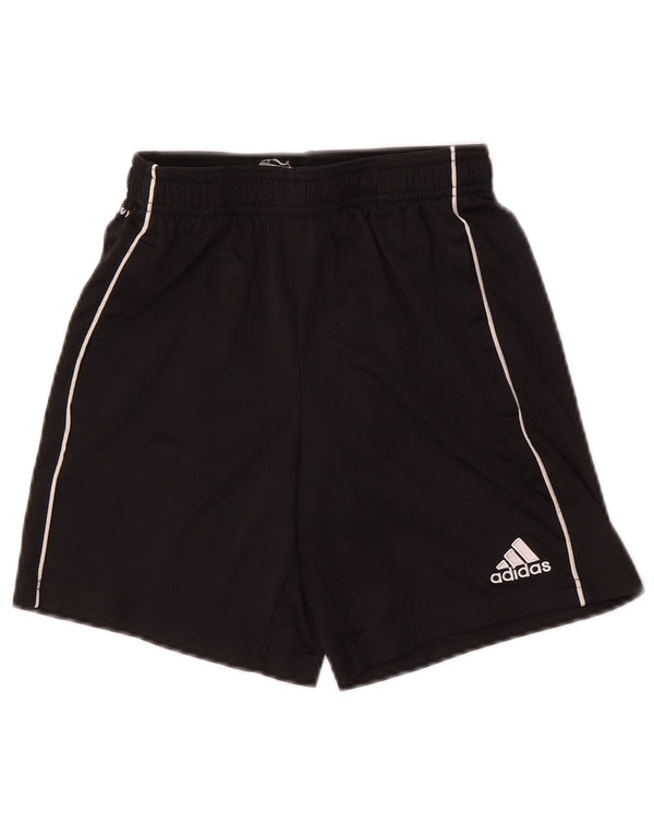 ADIDAS Boys Aeroready Sport Shorts 11-12 Years  Black Polyester