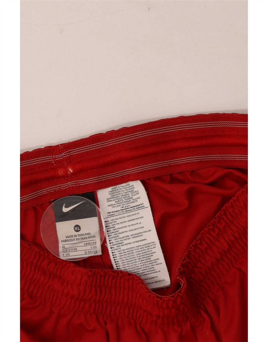 Nike Mens Graphic Sport Shorts XL  Red Polyester