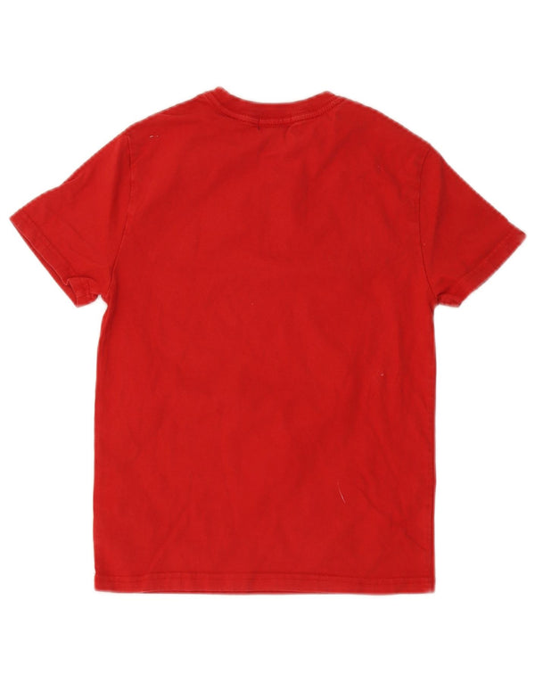 Polo Ralph Lauren Boys T-Shirt Top 7-8 Years Small Red Cotton