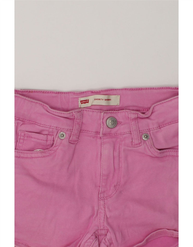 LEVI'S Girls Hot Pants 5-6 Years W22  Pink Cotton | Vintage Levi's | Thrift | Second-Hand Levi's | Used Clothing | Messina Hembry 