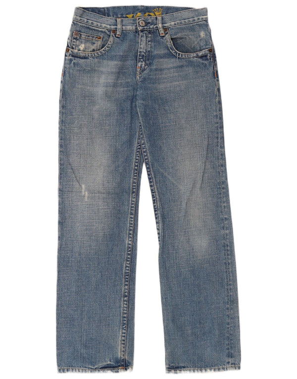 Replay Womens Straight Jeans UK 12 Medium W28 L29 Blue Cotton