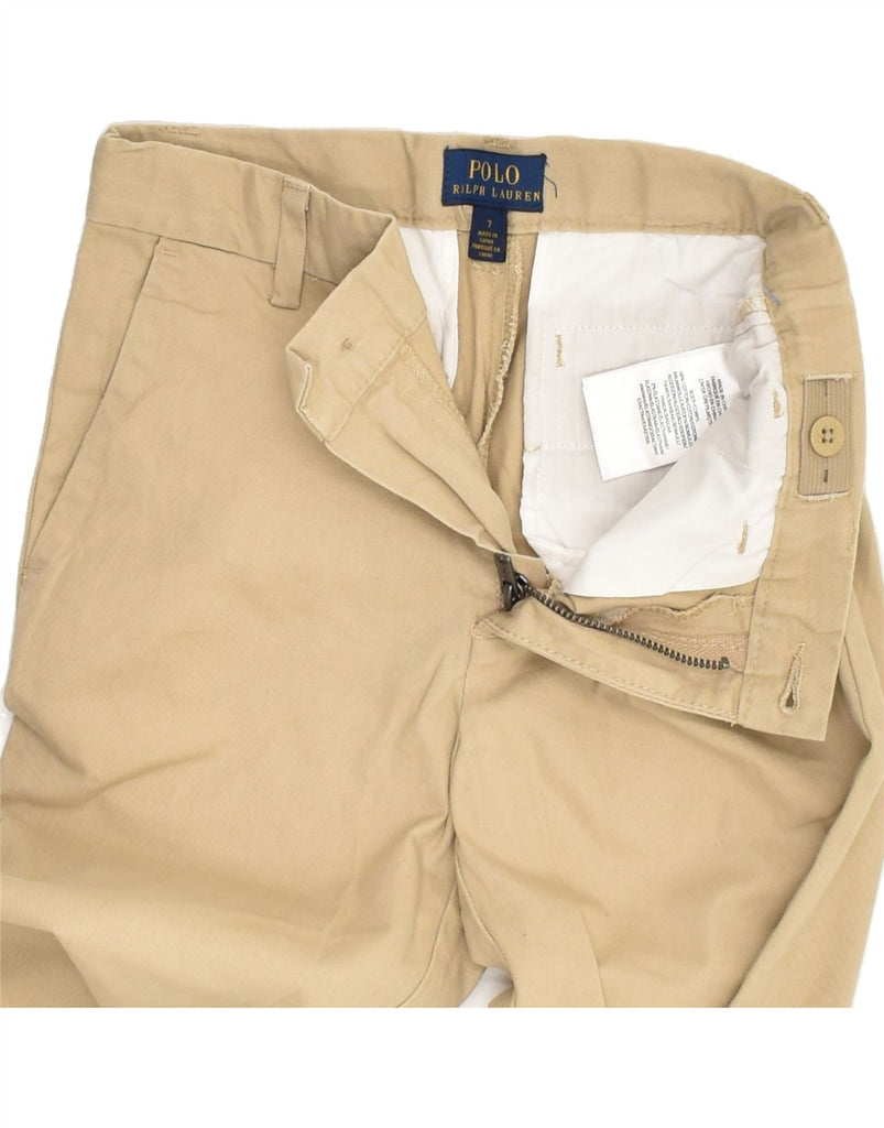 POLO RALPH LAUREN Boys Straight Chino Trousers 6-7 Years W22 L21  Beige | Vintage Polo Ralph Lauren | Thrift | Second-Hand Polo Ralph Lauren | Used Clothing | Messina Hembry 