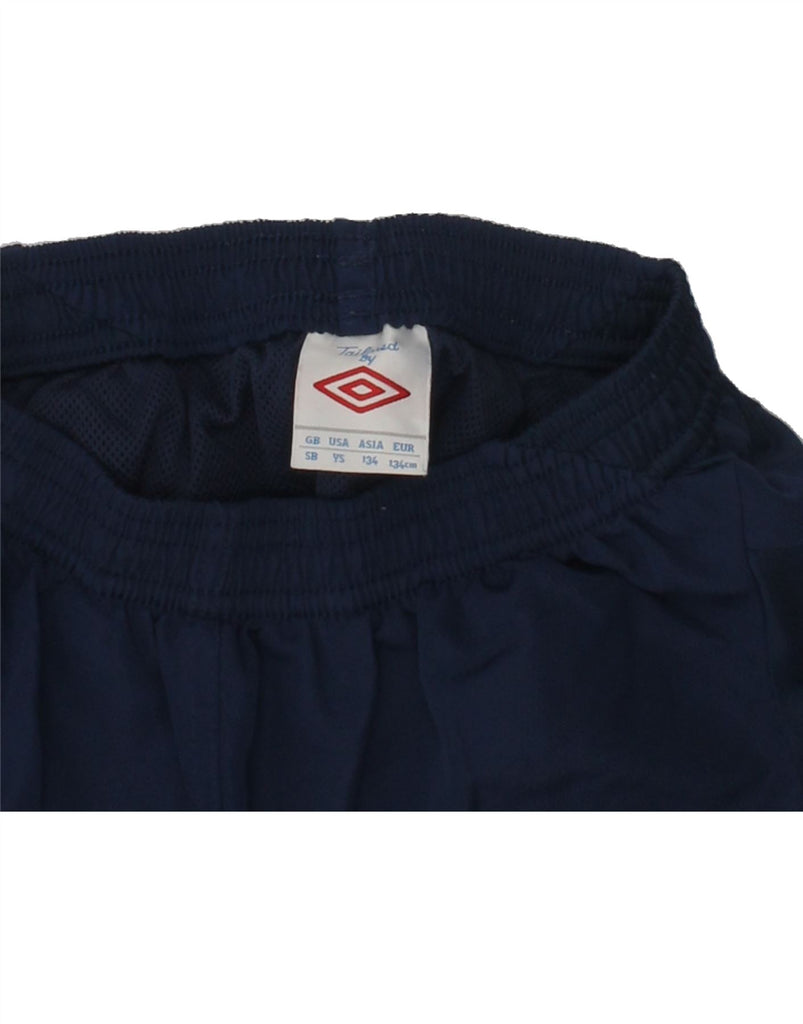 UMBRO Boys Sport Shorts 9-10 Years Navy Blue | Vintage Umbro | Thrift | Second-Hand Umbro | Used Clothing | Messina Hembry 