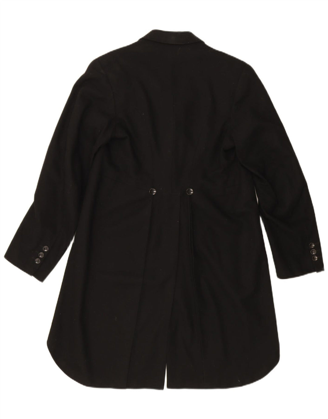 Vintage Mens 1 Button Tailcoat Blazer Jacket UK 36 Small Black