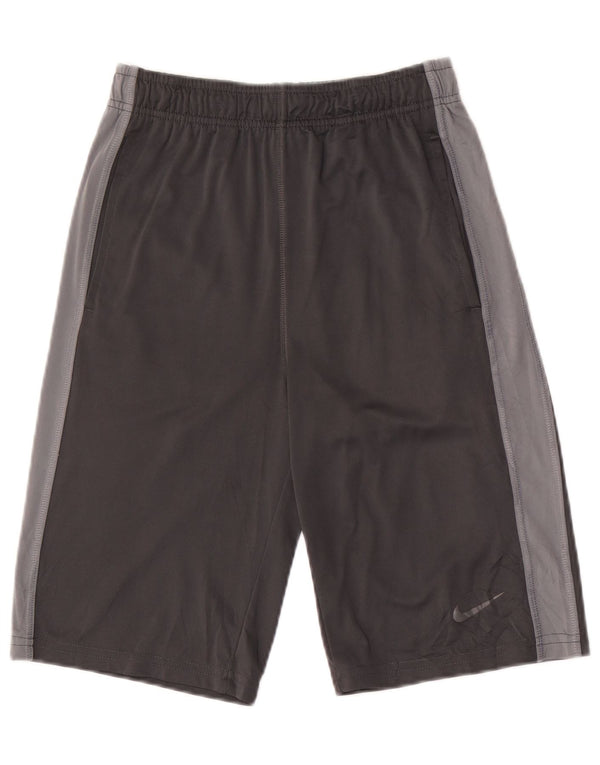 NIKE Mens Dri Fit Sport Shorts Large  Grey Polyester