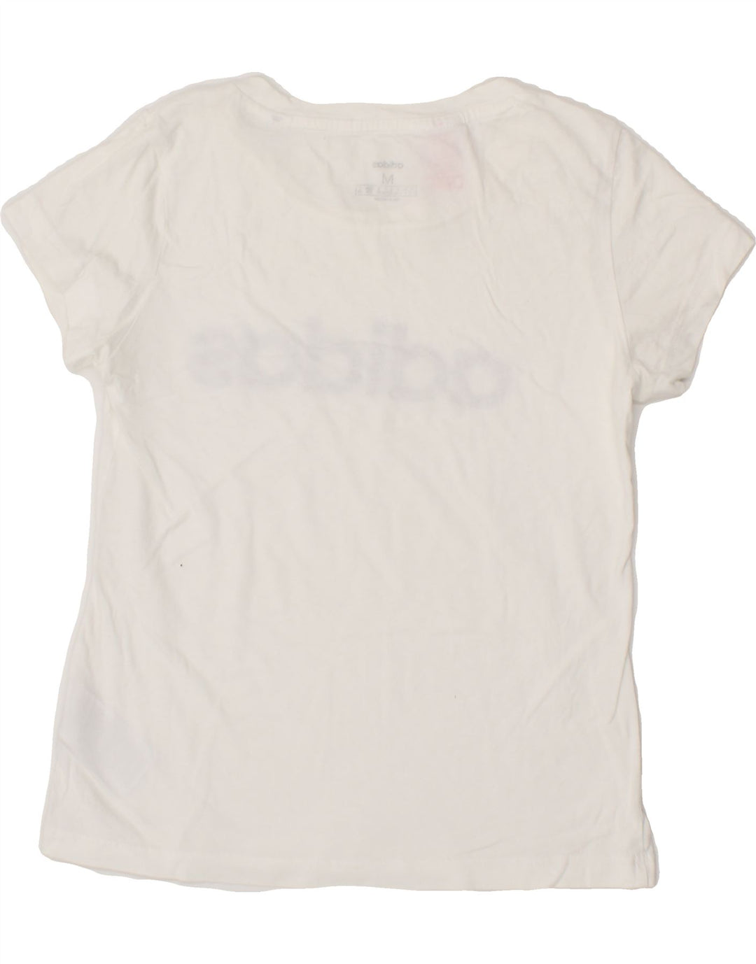 ADIDAS Boys Graphic T-Shirt Top 11-12 Years Medium  White Cotton Vintage Adidas and Second-Hand Adidas from Messina Hembry 
