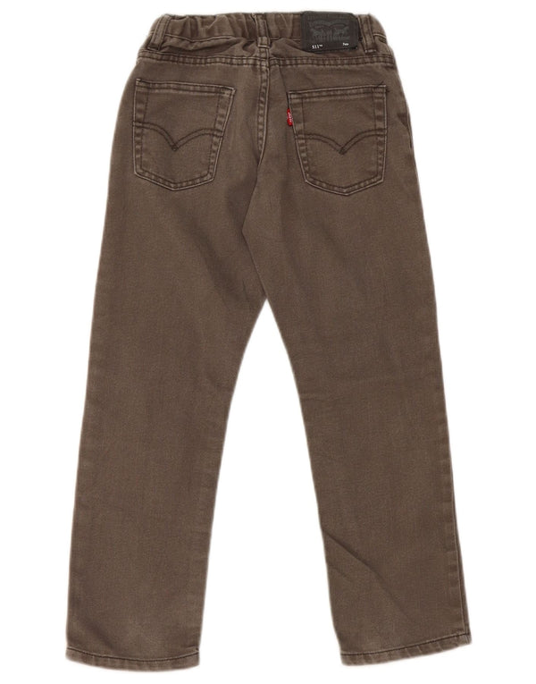 Levi's Boys 511 Slim Jeans 6-7 Years W20 L20 Green Cotton