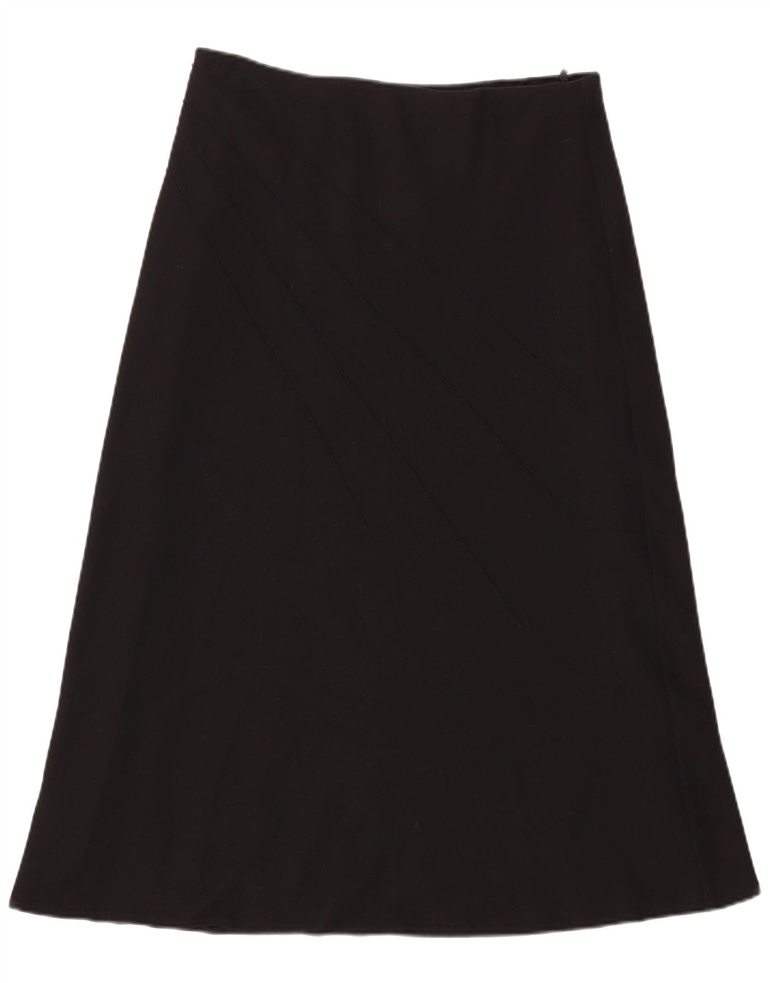Marks & Spencer Womens A-Line Skirt UK 16 Large W33 Black Polyester