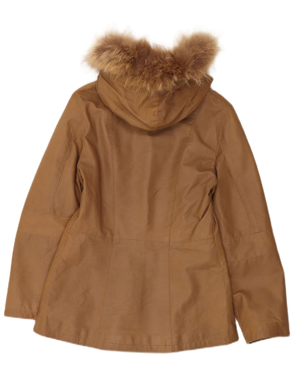 Conbipel Womens Free Heron Hooded Windbreaker Jacket IT 44 Medium Beige