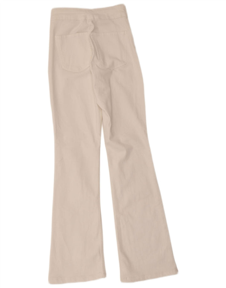 Zara Womens Flared Jeans EU 40 Medium W30 L31 White