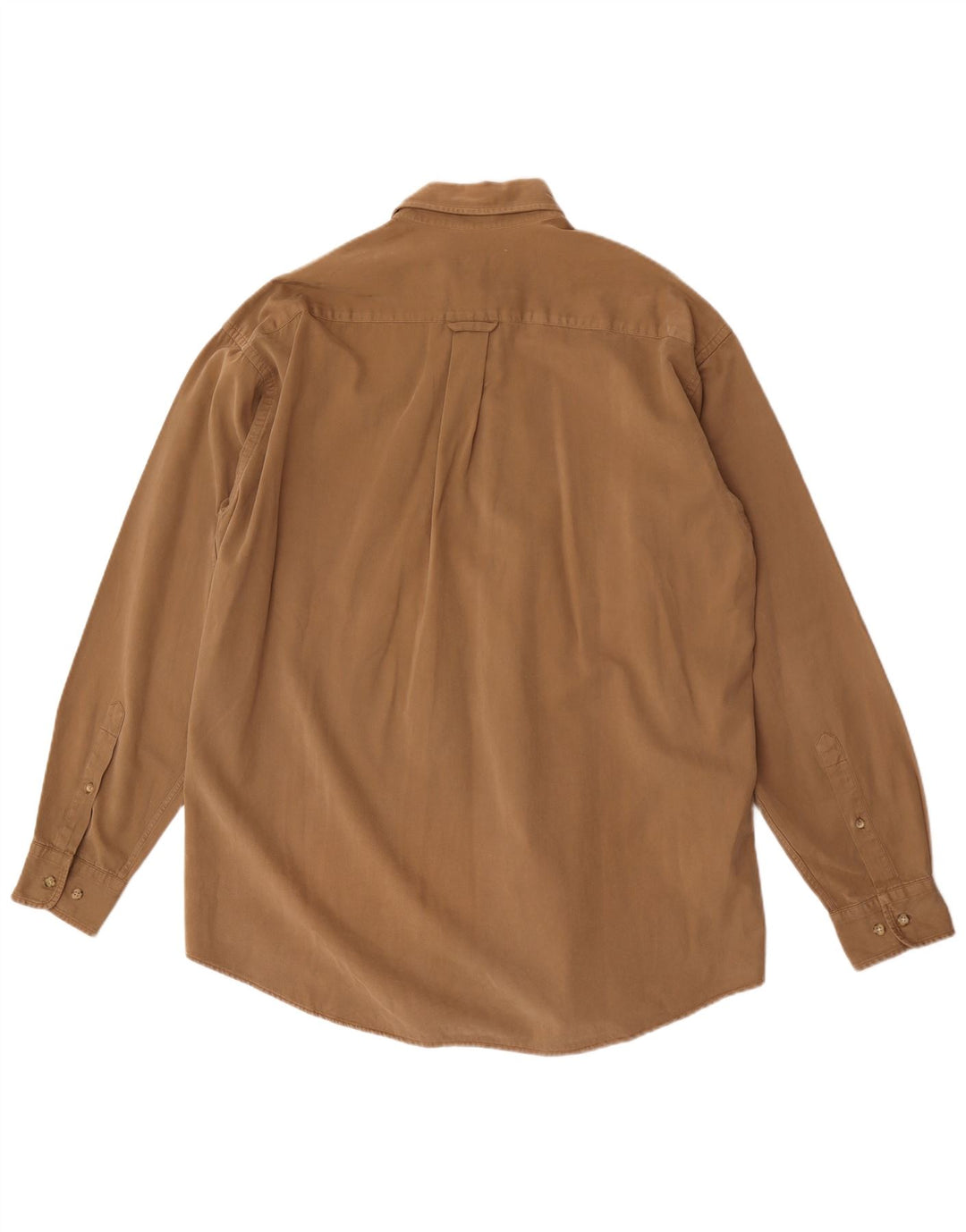 Gant Mens Loose Fit Shirt Medium Brown Cotton