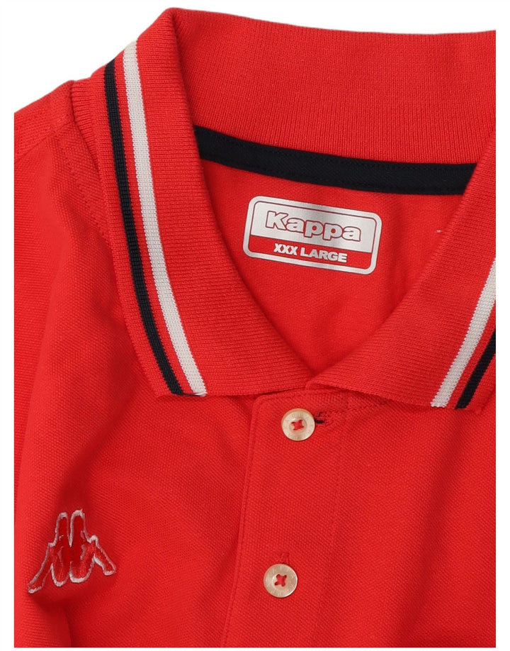 Kappa Mens Polo Shirt 3XL Red