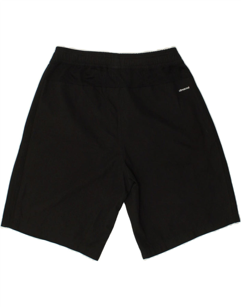 ADIDAS Mens Sport Shorts Small Black Polyester | Vintage Adidas | Thrift | Second-Hand Adidas | Used Clothing | Messina Hembry 