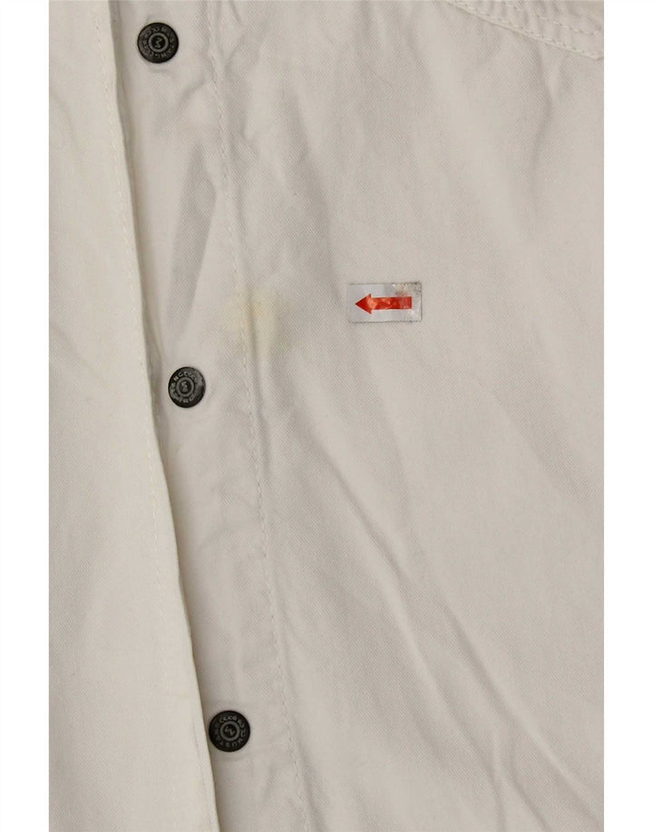 Mustang Mens Short Sleeve Shirt XL White