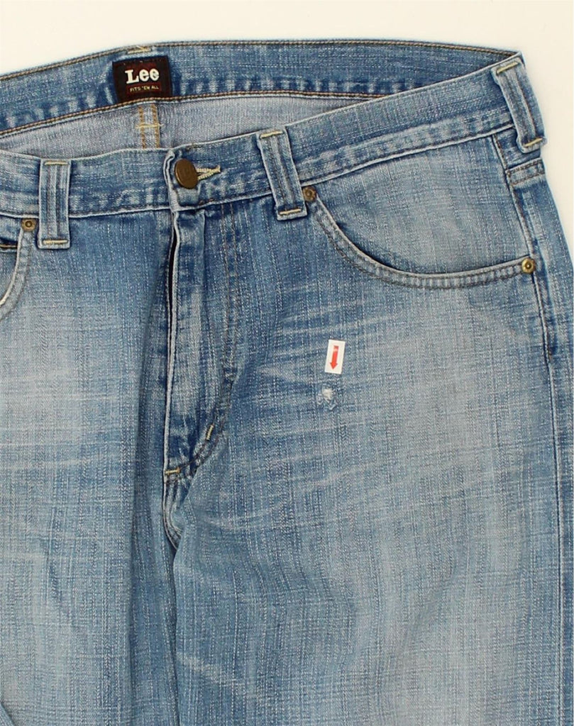 LEE Womens Straight Jeans W34 L34  Blue Cotton | Vintage Lee | Thrift | Second-Hand Lee | Used Clothing | Messina Hembry 