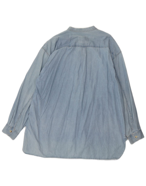 Eddie Bauer Womens Pullover Denim Dress UK 16 XL Blue Cotton