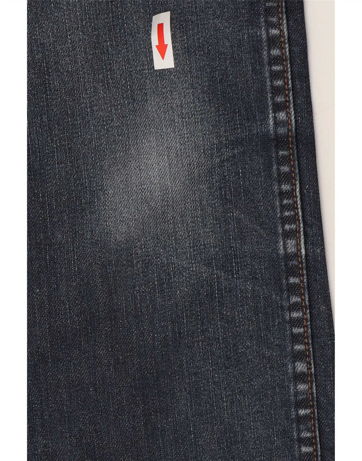 Wrangler Mens Texas Stretch Straight Jeans W34 L30 Blue Cotton
